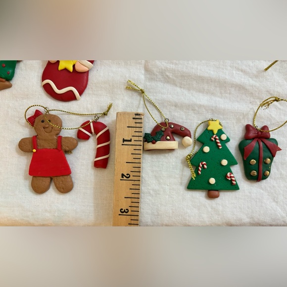 Christmas Ornament set, polymer clay - Picture 11 of 12
